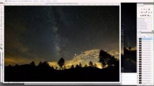 Nabewerking Samenvoegen in StarStaX en Photoshop