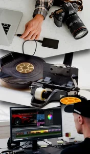 Professionele fotograaf Post-productie