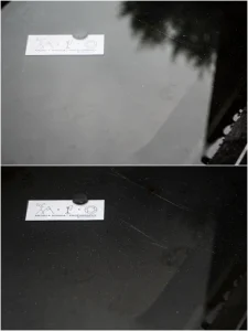 Het effect van het gebruik van een polarisatiefilter op ondiep water